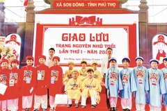 Học sinh tiểu học Sơn Đông tham gia cuộc thi “Trạng nguyên nhỏ tuổi”.