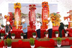 Lễ khởi công dự án Khu di tích lịch sử quốc gia - địa điểm bắt liên lạc, khai thông đường Hồ Chí Minh (đoạn Tây Nguyên đến Đông Nam Bộ).
