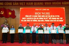 Các tập thể nhận Bằng khen của Chủ tịch UBND tỉnh vì có thành tích tiêu biểu trong phong trào học tập và làm theo tư tưởng, đạo đức, phong cách Hồ Chí Minh, giai đoạn 2016-2025.