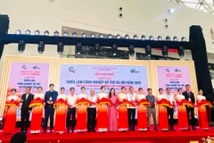 Khai mạc Hội chợ Triển lãm giao thương quốc tế ngành công nghiệp chế tạo (FBC ASEAN). (Ảnh: AN NGUYÊN)
