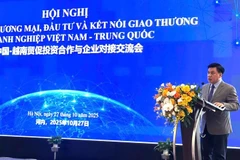 Ông Lê Hoàng Tài, Phó Cục trưởng Xúc tiến thương mại, Bộ Công thương. (Ảnh: KIM DUNG)