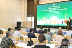 Họp báo Hội chợ Mùa Thu 2025-sự kiện xúc tiến thương mại cấp quốc gia mang quy mô và tầm vóc lớn nhất từ trước tới nay. (Ảnh: Thủy Nguyên)