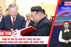 [Video] Thời sự 24h ngày 11/10/2025: Tổng Bí thư Tô Lâm kết thúc tốt đẹp chuyến thăm cấp Nhà nước Cộng hòa Dân chủ Nhân dân Triều Tiên