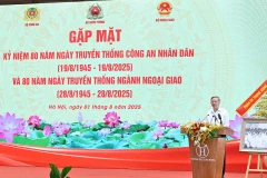 Tổng Bí thư Tô Lâm phát biểu tại buổi gặp mặt. (Ảnh: Thủy Nguyên)