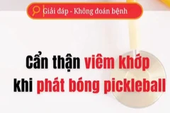 [Video] Cẩn thận viêm khớp khi phát bóng pickleball