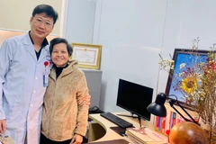 Bệnh nhân xuất huyết dưới nhện đã được điều trị.