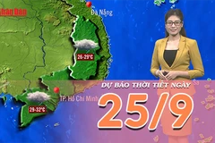 [Video] Dự báo thời tiết ngày 26/9/2025: Bão Bualoi chuẩn bị vào biển Đông