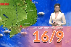 [Video] Dự báo thời tiết ngày 16/9/2025: Bắc Bộ ban ngày có nắng, chiều tối mưa dông