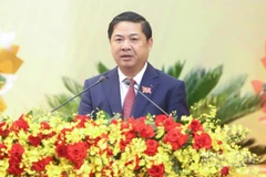 Bí thư Thành ủy Đà Nẵng Lương Nguyễn Minh Triết phát biểu bế mạc Đại hội đại biểu lần thứ I Đảng bộ thành phố Đà Nẵng nhiệm kỳ 2025-2030. (Ảnh: ANH ĐÀO)
