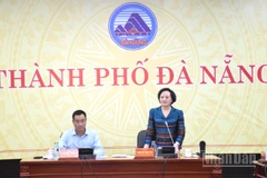 Phó Thủ tướng Chính phủ Phạm Thị Thanh Trà phát biểu kết luận buổi làm việc. (Ảnh: ANH ĐÀO) 