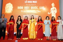 Đà Nẵng khai mạc không gian Trưng bày chuyên đề “Bảo vật quốc gia-Di sản trong lòng Đà Nẵng”. (Ảnh: ANH ĐÀO)