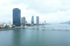 Một góc thành phố Đà Nẵng nhìn từ trên cao. (Ảnh: ANH ĐÀO)