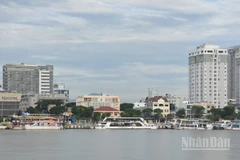 Một góc sông Hàn, thành phố Đà Nẵng. (Ảnh: ANH ĐÀO)