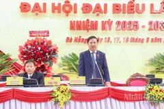 Bí thư Thành ủy Đà Nẵng Lương Nguyễn Minh Triết chủ trì phiên thảo luận chiều 17/9. (Ảnh: ANH ĐÀO)