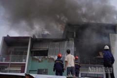 Hiện trường vụ cháy.