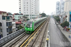 Đường sắt đô thị Hà Nội góp phần xây dựng Thủ đô văn minh, hiện đại.