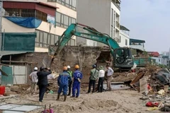 Giải phóng mặt đường Dự án đường Vành đai 2,5.