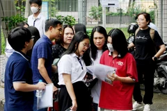 Kỳ thi vào lớp 10 luôn tạo áp lực cho cả học sinh và phụ huynh. Ảnh: NAM NGUYỄN