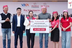 Prudential cam kết hỗ trợ xây dựng cơ sở hạ tầng trường học và khu dân cư lên đến 84 nghìn USD (tương đương 2,1 tỷ đồng).