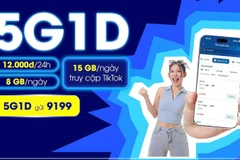 Gói cước 5G "quốc dân" cho nhu cầu sử dụng data ngắn ngày.