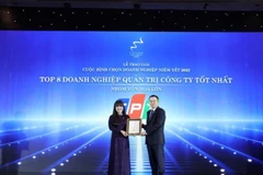 FPT được vinh danh Top 8 Doanh nghiệp nhóm vốn hóa lớn có chất lượng quản trị công ty tốt nhất.