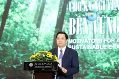 Thứ trưởng Bộ Tài chính Nguyễn Đức Tâm phát biểu tại sự kiện