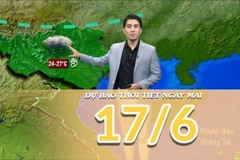 [Video] Dự báo thời tiết đêm nay và ngày mai 17/6/2025: Bắc Bộ có mưa dông 