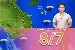 [Video] Dự báo thời tiết ngày 8/7/2025: Nắng nóng cục bộ xuất hiện tại Trung Bộ 