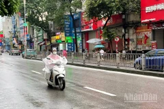 Khu vực Hà Nội có mưa và mưa nhỏ rải rác, từ đêm nay trời rét. (Ảnh minh họa: Đ.T)