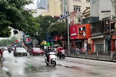 Khu vực Hà Nội nhiều mây, sáng có mưa, trời rét. (Ảnh minh họa: Đ.T)