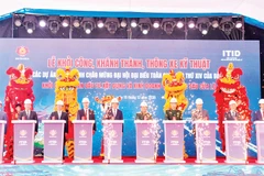 Cảng nước sâu Cửa Lò, tỉnh Nghệ An, là một trong 234 công trình trọng điểm của cả nước được khởi công ngày 19/12. Nguồn nghean.gov.vn