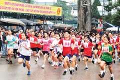 Sôi nổi thể thao phong trào tại Thái Nguyên. Ảnh: BTN