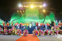 Chương trình nghệ thuật đặc sắc tại đêm khai mạc Lễ hội “Thái Nguyên - Hương sắc danh trà”.