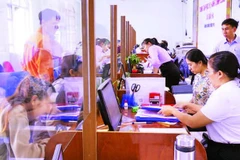 Bộ phận tiếp nhận và trả kết quả tại Trung tâm Phục vụ hành chính công xã Đăk Hà.