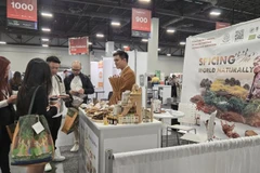 Vinasamex tại Hội chợ Supplyside Global 2025 - Hoa Kỳ. (Ảnh: PV)