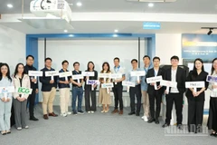 Các đại diện startup tham dự chương trình. (Ảnh: HNV)