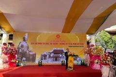 Lễ khánh thành Đền thờ Phan Tây Nhạc Đại Vương được tổ chức trang trọng tại xã Hà Long, tỉnh Thanh Hóa sáng 19/1.