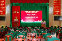 Quang cảnh buổi lễ phát động.