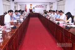 Quang cảnh Hội nghị sơ kết.