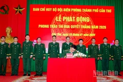 Các đơn vị ký kết giao ước thi đua thực hiện Phong trào Thi đua Quyết thắng năm 2026.