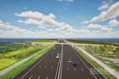 Phối cảnh dự án cao tốc sau khi mở rộng.