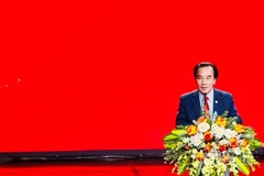 Tiến sĩ Ngô Sách Thực, Ủy viên Đoàn Chủ tịch Ủy ban Trung ương Mặt trận Tổ quốc Việt Nam, Chủ tịch Hội Cứu trợ trẻ em tàn tật Việt Nam. (Ảnh: HNV)