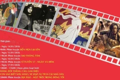 Chương trình giới thiệu các phim trình chiếu của Viện Phim Việt Nam chào mừng Đại hội lần thứ XIV của Đảng.