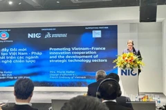 Hội thảo chuyên đề về Nghị quyết 57-NQ/TW với chủ đề “Từ nền tảng bản sao số đến phát triển các ngành công nghệ chiến lược” do Bộ Tài chính giao Trung tâm Đổi mới sáng tạo Quốc gia (NIC) tổ chức. (Ảnh: HNV)