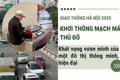 Nhìn lại giao thông Hà Nội năm 2025. (Ảnh: THÙY LINH)