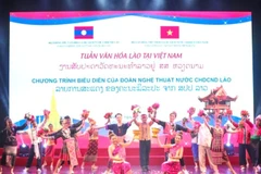 Giao lưu văn hóa Việt Nam-Lào. (Ảnh: BVHTTDL)
