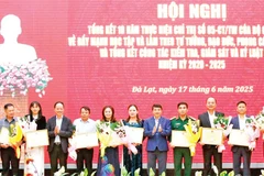 Tỉnh Lâm Đồng khen thưởng, biểu dương các tập thể có thành tích xuất sắc trong học tập và làm theo tư tưởng, đạo đức, phong cách Hồ Chí Minh giai đoạn 2016-2025.