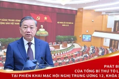 Tổng Bí thư Tô Lâm phát biểu khai mạc Hội nghị. (Ảnh: ĐĂNG KHOA)