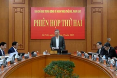 Tổng Bí thư Tô Lâm chủ trì Phiên họp thứ hai, Ban Chỉ đạo Trung ương về hoàn thiện thể chế, pháp luật.