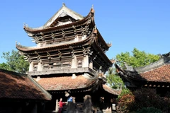 Tháp chuông Chùa Keo - “kiệt tác gỗ” giữa lòng đồng bằng Bắc Bộ.